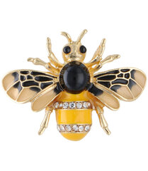 Красивая декоративная золотая брошь в виде пчелы и насекомого цена и информация | Броши | kaup24.ee