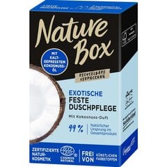 Твердый гель для душа Nature Box Exotic Coconut Oil, 100 г. цена и информация | Масла, гели для душа | kaup24.ee