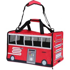 Lemmiklooma transpordikott Koopman Autobusas, 52x30x32,5 cm, punane цена и информация | Переноски, сумки | kaup24.ee