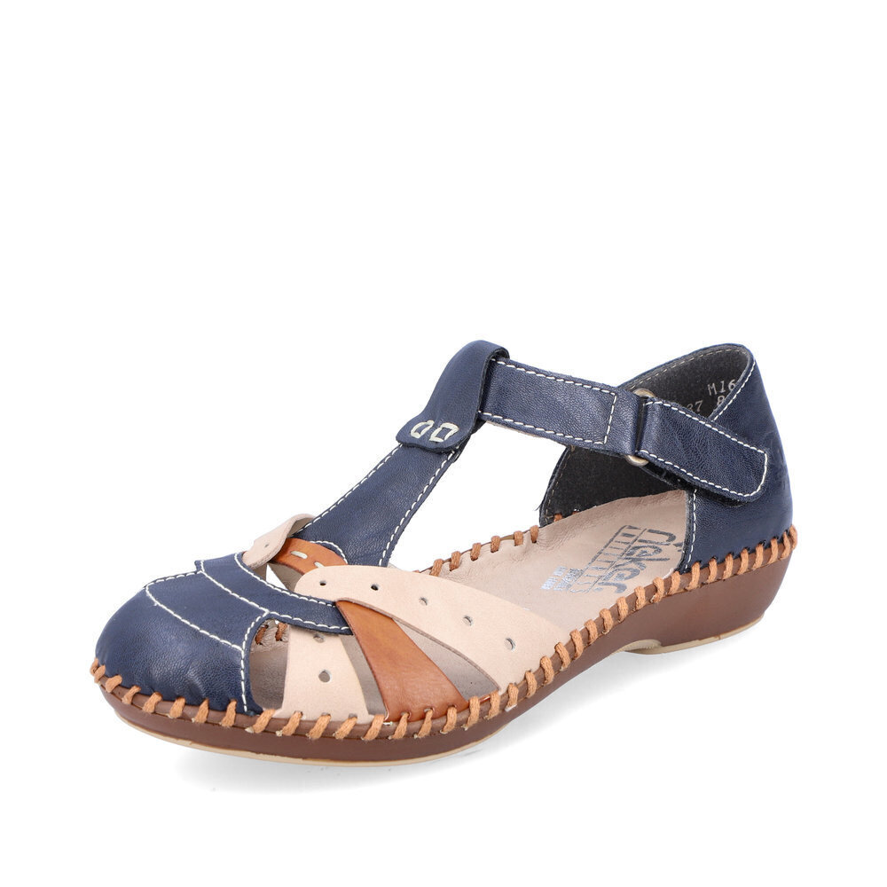 Naiste sandaalid Rieker, sinine цена и информация | Naiste sandaalid | kaup24.ee