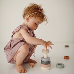  Башня из колец Mushie - Original цена и информация | Игрушки для малышей | kaup24.ee