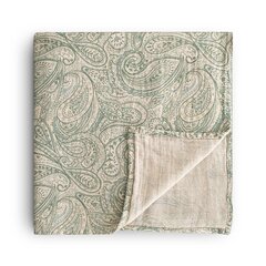 Муслиновая пеленка Mushie, 120x120 cм, Green Paisley цена и информация | Детские подушки, конверты, спальники | kaup24.ee