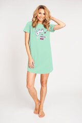 Женская ночная рубашка YoClub PJN-024, зелёная цена и информация | Женские пижамы, ночнушки | kaup24.ee