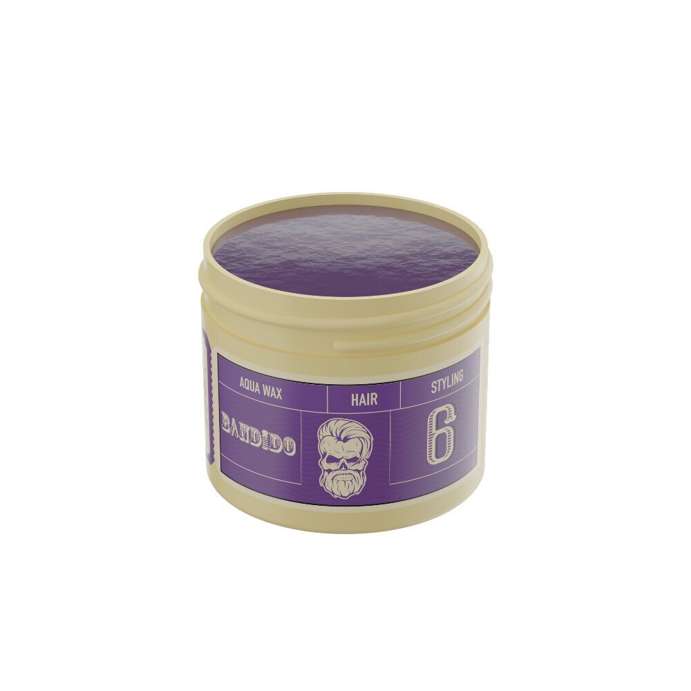 Juuksevaha Bandido Aqua 6 Wax Medium Violetta, 125 ml цена и информация | Viimistlusvahendid juustele | kaup24.ee