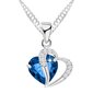 Kaelakee ja kõrvarõngad naistele Larezo Crystal Hearts SSS SIN40 713 + KSZ 717 цена и информация | Ehete komplektid | kaup24.ee