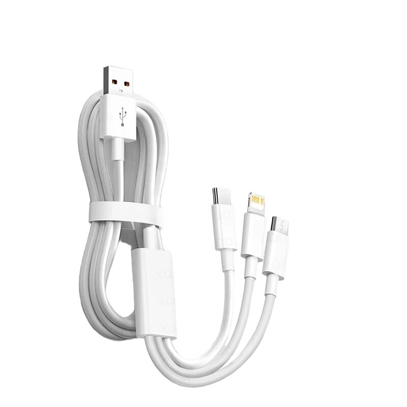 Laadija ja kaablid Xiaomi 120 W USB-C MicroUSB Lightning 3,25 A hind ja info | Mobiiltelefonide laadijad | kaup24.ee