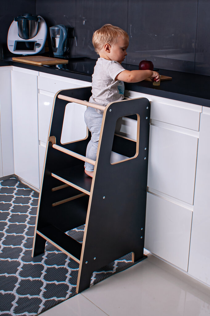 Köögitorn Babylike CRM1, must hind ja info | Laste lauad ja toolid | kaup24.ee