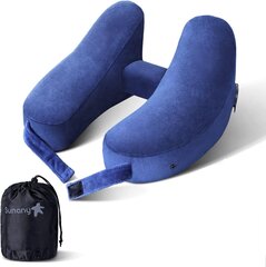 Надувная подушка для путешествий с капюшоном Sunany цена и информация | Подушки | kaup24.ee