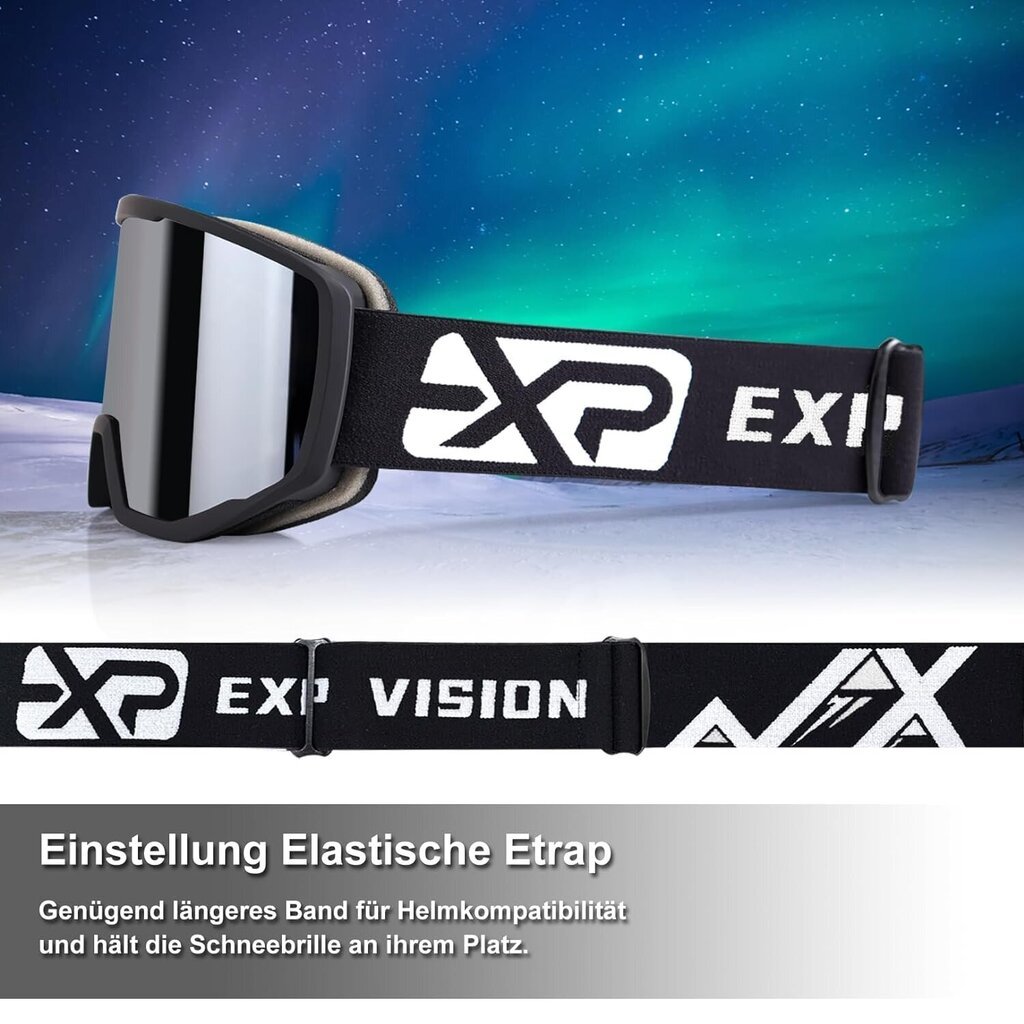 EXP VISION Suusaprillid, lumelauaprillid OTG hind ja info | Suusaprillid | kaup24.ee