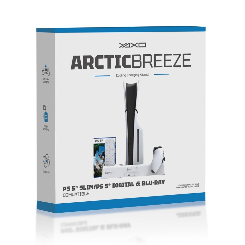 Yaxo Arctic Breeze PS5 YGABCB01 цена и информация | Mängukonsoolide lisatarvikud | kaup24.ee