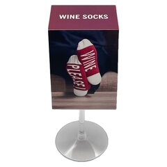 Sokid veiniklaasis Wine please hind ja info | Lõbusad sokid | kaup24.ee
