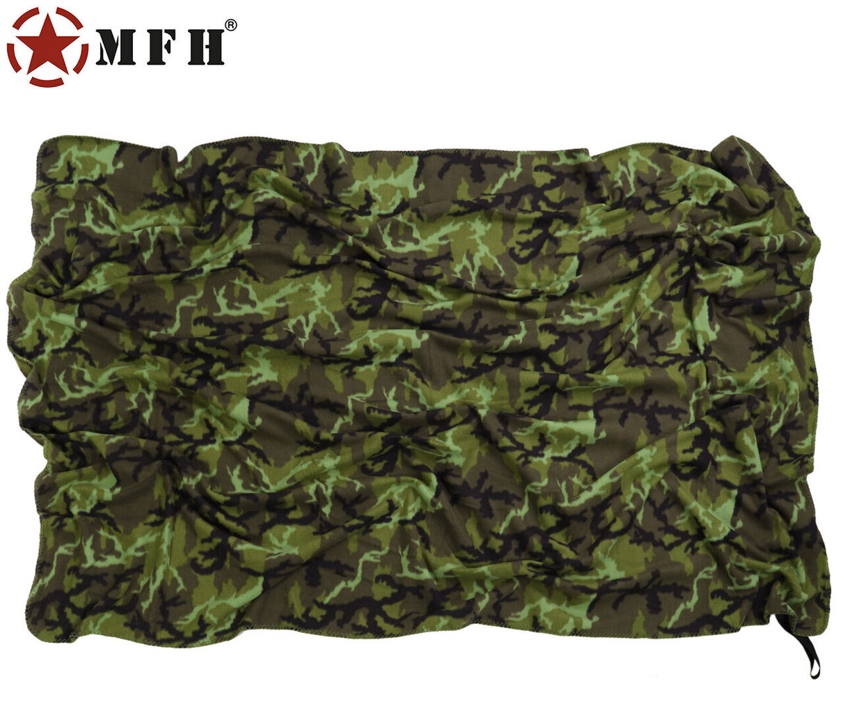 Sõjaline tekk koos ümbrisega MFH 200x150 cm M95 CZ Camo hind ja info | Muu matkavarustus | kaup24.ee