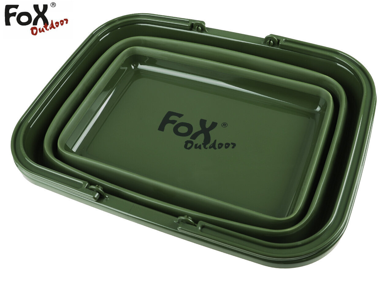 Kokkupandav matkaämber Fox Outdoor 9L, roheline цена и информация | Muu matkavarustus | kaup24.ee