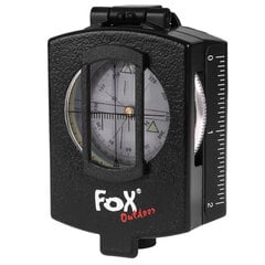 Kompass Precision Fox Outdoor, must цена и информация | Компасы | kaup24.ee