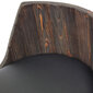 Tünnikujuline tool, pruun цена и информация | Söögilaua toolid, köögitoolid | kaup24.ee