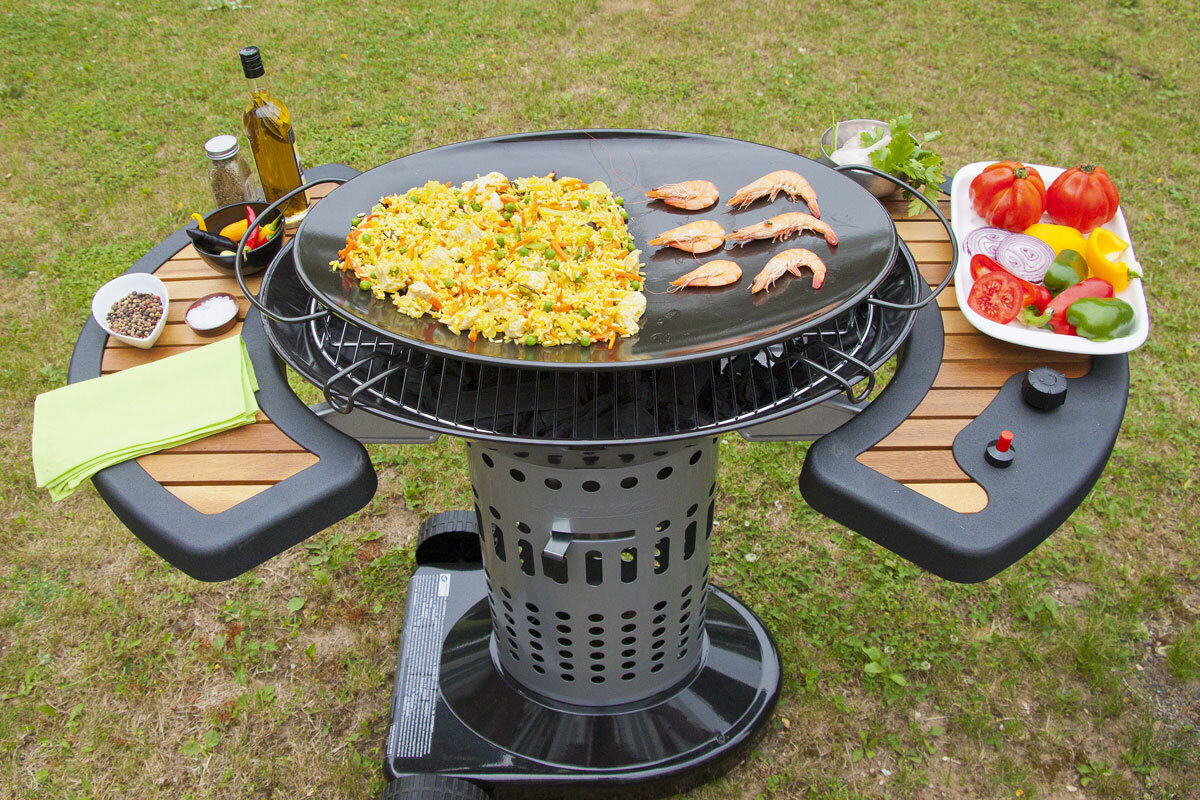 Nõgus grillplaat Campingaz Bonesco QST, 61x40 cm, must цена и информация | Grillitarvikud ja grillnõud | kaup24.ee