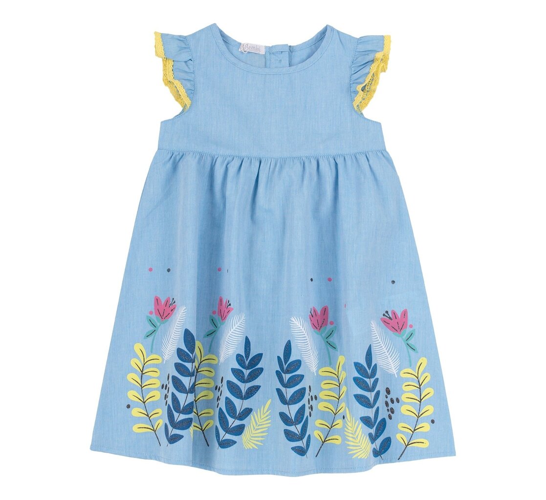 Puuvillane suvekleit PL274 hind ja info | Tüdrukute kleidid | kaup24.ee