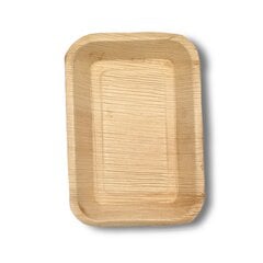 Тарелки из пальмовых листьев MoodFood 23x16 см, 6 шт цена и информация | Праздничная одноразовая посуда | kaup24.ee