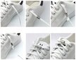 Sidumiseta kingapaelad 100 cm, valge цена и информация | Rõivaste ja jalatsite hooldus | kaup24.ee