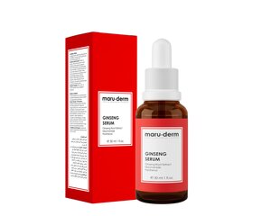 Toitev näoseerum ženšenniga Maruderm, 30 ml цена и информация | Сыворотки для лица, масла | kaup24.ee