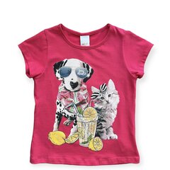 T-särk tüdrukutele, erinevad värvid hind ja info | Tüdrukute särgid | kaup24.ee