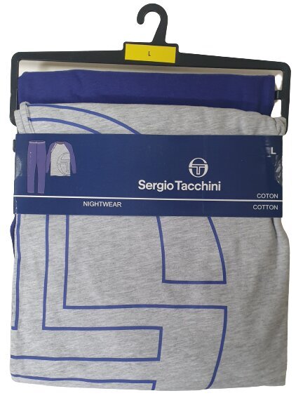 Pidžaama meestele Sergio Tacchini 0534 Grigio-Marine hind ja info | Meeste hommikumantlid, pidžaamad | kaup24.ee