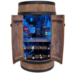 Барная стойка со светодиодной подсветкой, раскладной шезлонг для бутылок вина, мини-бар 80 см, венге цена и информация | ДЕРЖАТЕЛЬ ДЛЯ БУМАЖНЫХ ПОЛОТЕНЕЦ BERLINGER HAUS BH-1609 | kaup24.ee