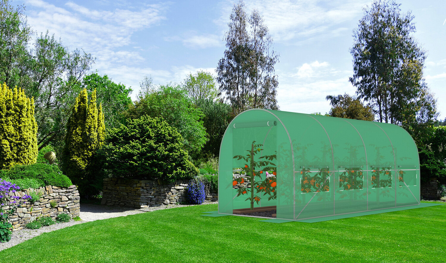 Kasvuhoone Funfit Garden, 400x200x200 cm hind ja info | Kasvuhooned | kaup24.ee