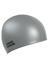 Ujumismüts Mad Wave Solid, hõbedast värvi hind ja info | Ujumismütsid | kaup24.ee