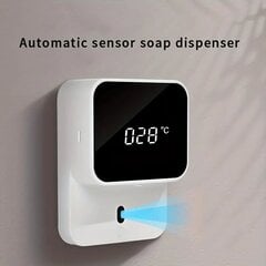 Настенный сенсорный диспенсер для мыла цена и информация | Аксессуары для ванной комнаты | kaup24.ee