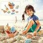 Rannamänguasjade komplekt, 10 tk цена и информация | Mänguasjad (vesi, rand ja liiv) | kaup24.ee