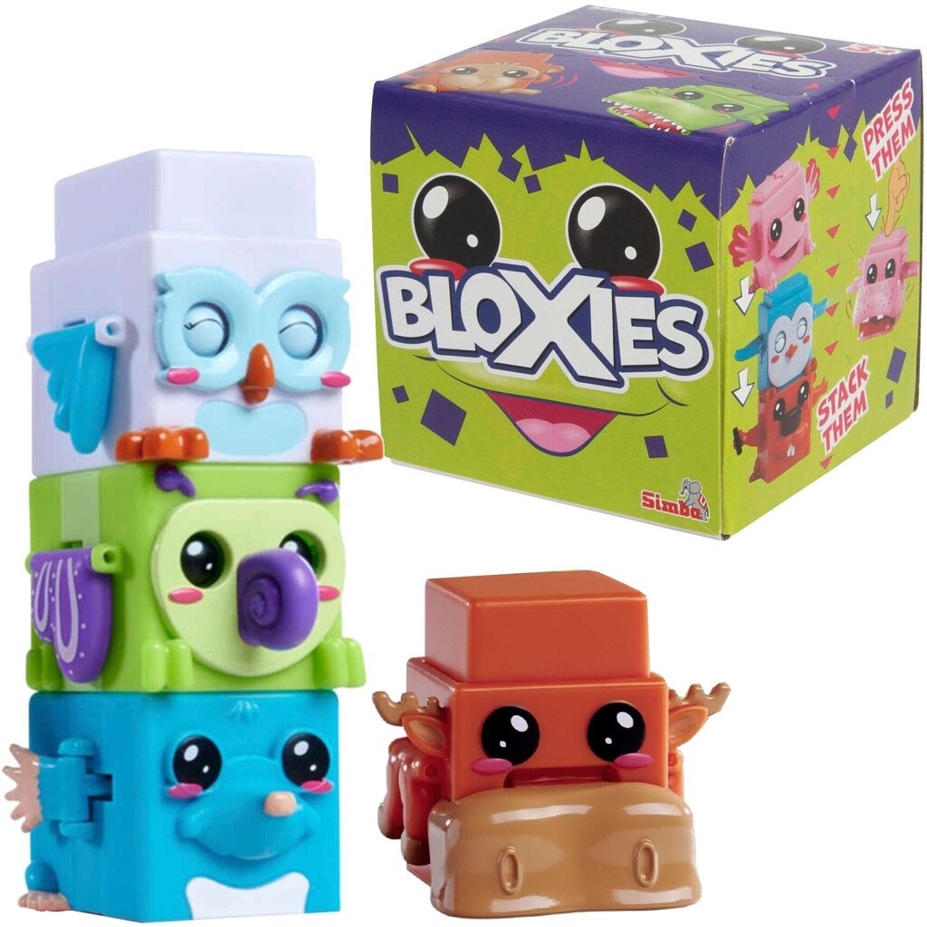 Bloxies üllatuskuubik liikuvate osadega loomafiguur seeria 1 hind ja info | Poiste mänguasjad | kaup24.ee