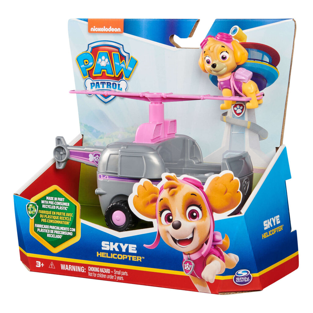 Helikopteri ja figuuri Paw Patrol 2w1 Skye цена и информация | Tüdrukute mänguasjad | kaup24.ee