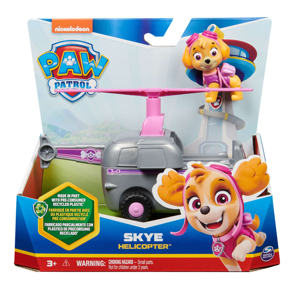 Helikopteri ja figuuri Paw Patrol 2w1 Skye hind ja info | Tüdrukute mänguasjad | kaup24.ee