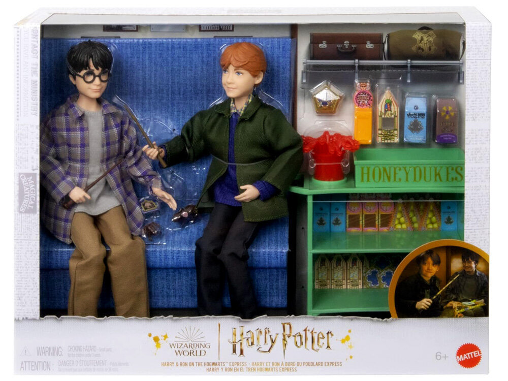 Mattel ZA5082 Harry Potteri ja Ron Sigatüüka nukukomplekt цена и информация | Tüdrukute mänguasjad | kaup24.ee