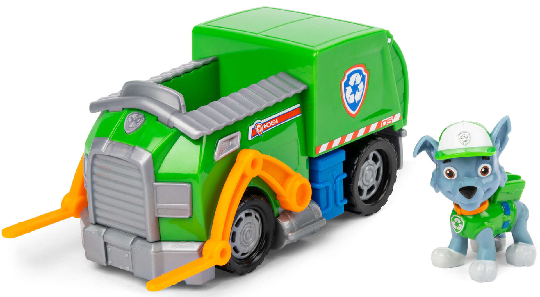 Prügiauto koos figuuriga Paw Patrol l 2-in-1 Rocky hind ja info | Poiste mänguasjad | kaup24.ee