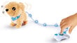 Chi Chi Love Interaktiivne kuldne retriiver Loomy koer puldiga Heli helendav rihm 18 cm 3+ цена и информация | Pehmed mänguasjad | kaup24.ee