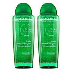 Bioderma Nodé Non-Detergent Fluid Shampoo несмываемый шампунь для всех типов волос 2 x 400 мл цена и информация | Шампуни | kaup24.ee