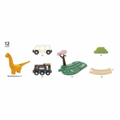 Rongikomplekt dinosaurusega Brio, 12 tk цена и информация | Игрушки для мальчиков | kaup24.ee