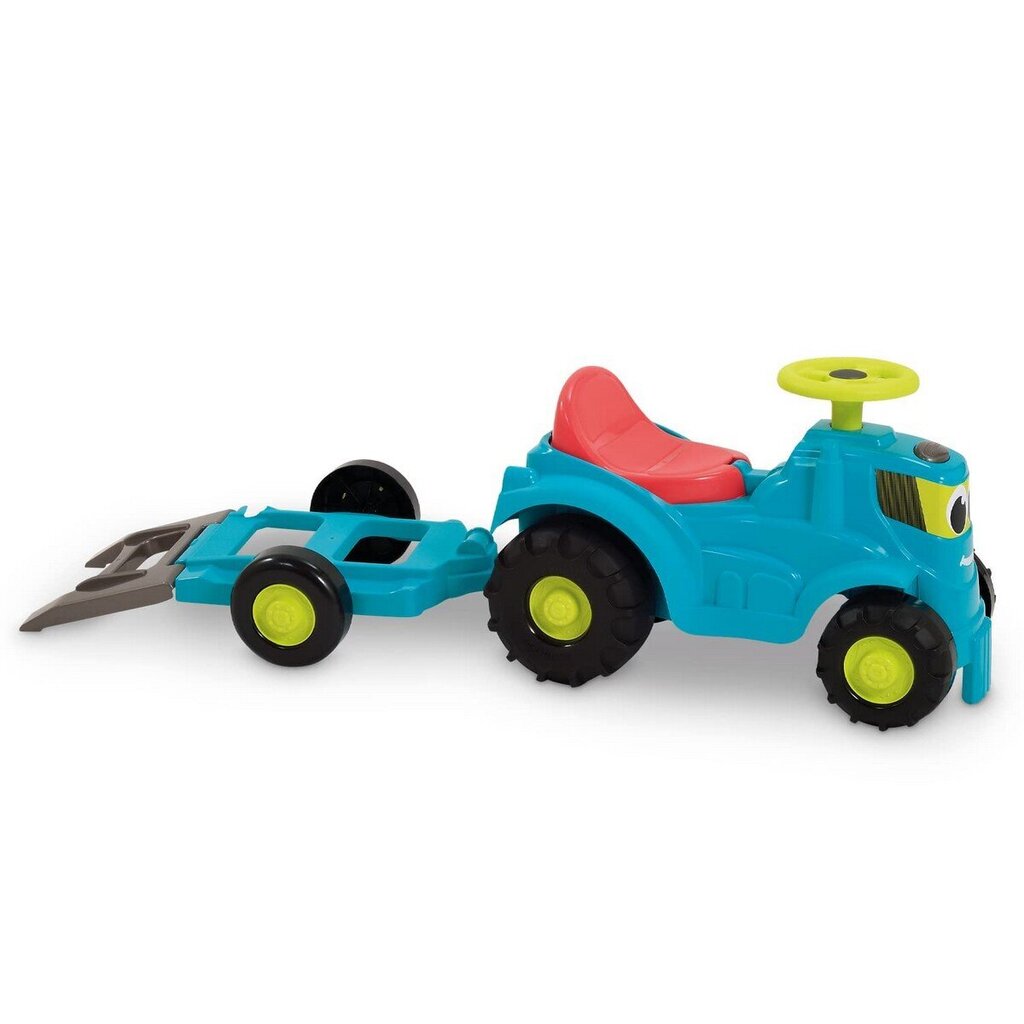 Tõuketraktor Ecoiffier Trailer Tractor haagise ja tõukeautoga hind ja info | Imikute mänguasjad | kaup24.ee