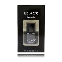 Kenneth Cole Black Eau de Toilette meestele 15 ml hind ja info | Meeste parfüümid | kaup24.ee