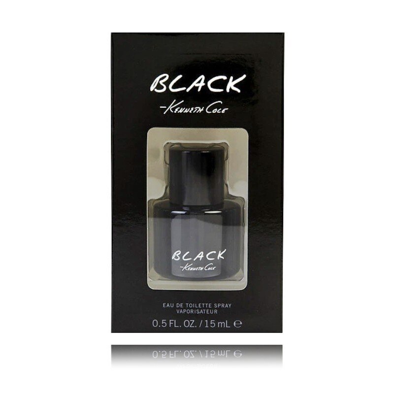 Kenneth Cole Black Eau de Toilette meestele 15 ml цена и информация | Meeste parfüümid | kaup24.ee