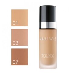 База под макияж Malu Wilz Velvet Touch Foundation 03, 30 мл цена и информация | Пудры, базы под макияж | kaup24.ee