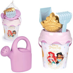 Liivamänguasjade komplekt ämbri ja kastekannuga Smoby Disney Princess hind ja info | Mänguasjad (vesi, rand ja liiv) | kaup24.ee