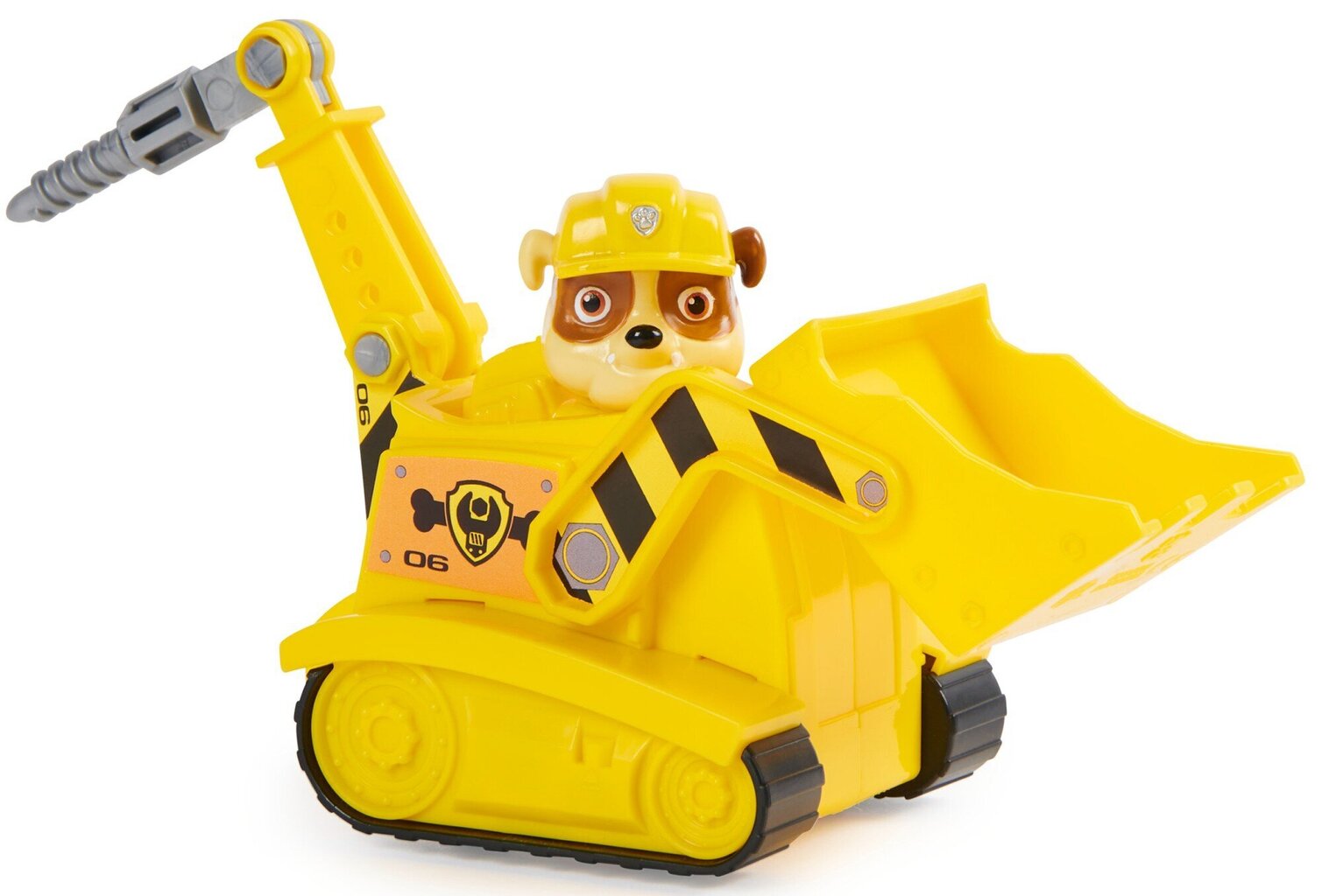 Bulldozer Rubble sõiduk Paw Patrol 2-in-1 koos ökofiguuriga цена и информация | Poiste mänguasjad | kaup24.ee
