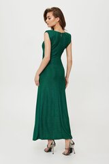Naiste kleit K186 smaragdroheline L цена и информация | Платья | kaup24.ee