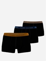 Мужские трусы боксеры Tommy Hilfiger 3P Trunk Shine Wb UM0UM030280TG 545667821, 3 шт., черный цена и информация | Мужские трусы | kaup24.ee