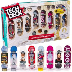 Набор для пальчикового скейтборда Tech Deck Competition Legends с 8 пальчиковыми досками цена и информация | Игрушки для мальчиков | kaup24.ee