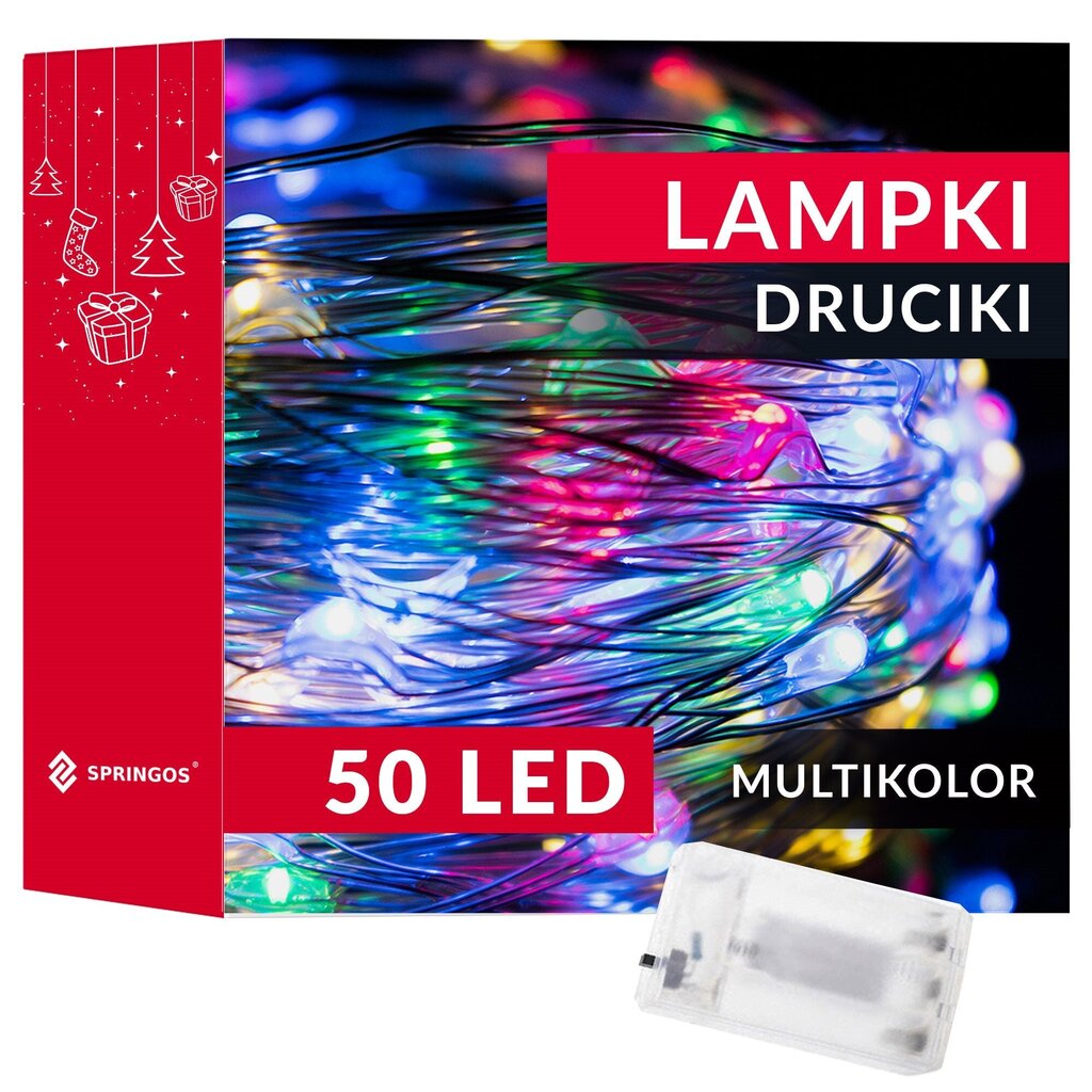 Led valguskett CL0017, 50 LED-i цена и информация | Jõulutuled | kaup24.ee