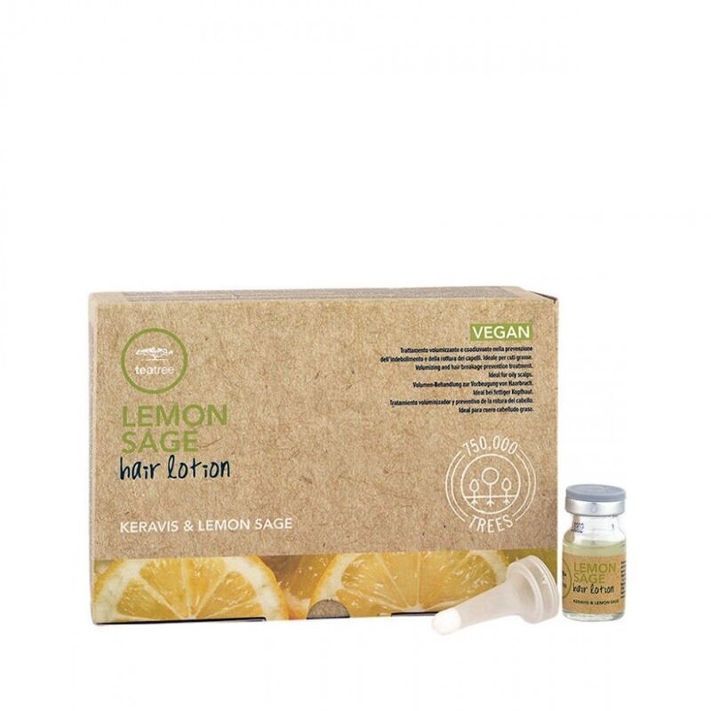 Juuksekreem Paul Mitchell Tea Tree Keravis & Lemon Sage Hair Lotion, 12x6ml цена и информация | Maskid, õlid, seerumid | kaup24.ee